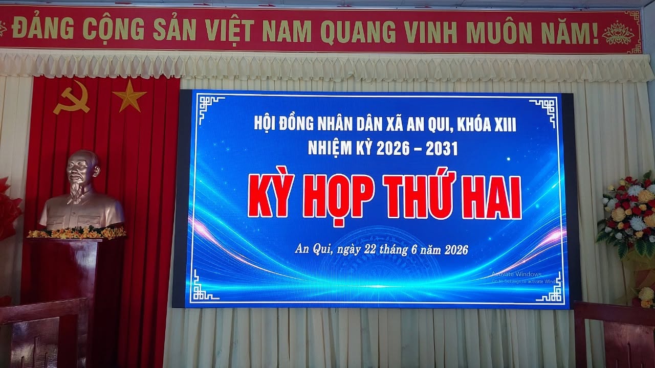 HỘI ĐỒNG NHÂN DÂN XÃ AN QUI TỔ CHỨC THÀNH CÔNG KỲ HỌP THỨ HAI, KHÓA XIII, NHIỆM KỲ 2026 – 2031